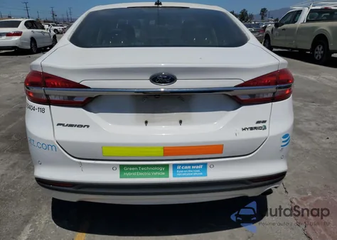 2018 Ford Fusion Se Hybrid из США, поврежденный, VIN 3FA6P0LU1JR129960